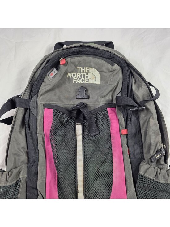 The North Face Amira Womens Backpack Gray Pink Lightweight Hiking Camping - Picture 5 of 15